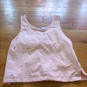 Carole Hochman Pink Tank Top with Built in Bra